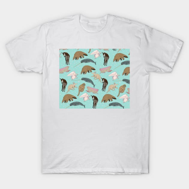 My Favourite Amazing Animals T-Shirt by ButtonandSquirt